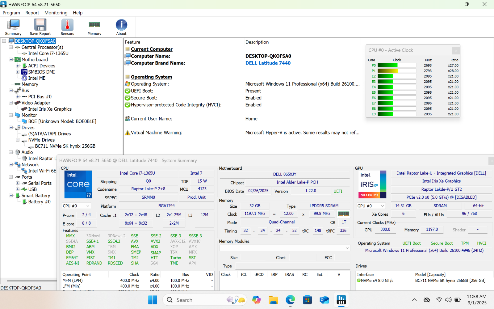 Dell Latitude 7440 Laptop, 14" FHD Touch, i7-1365U, 32GB, 256GB SSD - Photo 18